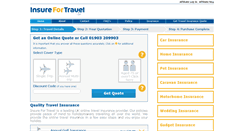 Desktop Screenshot of insurefortravel.co.uk